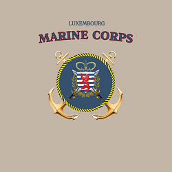 Свитшот хлопковый мужской Корпус морской пехоты княжества Люксембург, цвет: миндальный — фото 2