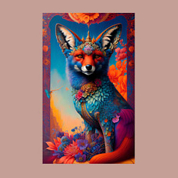 Свитшот хлопковый мужской Фантастическая лиса, цвет: пыльно-розовый — фото 2