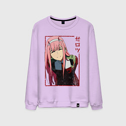 Мужской свитшот Zero Two anime girl