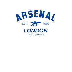 Свитшот хлопковый мужской Arsenal london the gunners, цвет: белый — фото 2