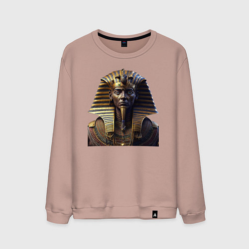 Мужской свитшот Египетский фараон / Пыльно-розовый – фото 1