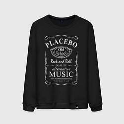 Свитшот хлопковый мужской Placebo в стиле Jack Daniels, цвет: черный