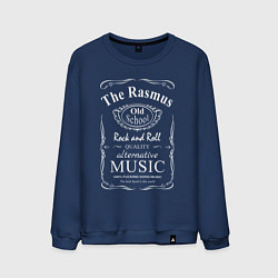 Свитшот хлопковый мужской The Rasmus в стиле Jack Daniels, цвет: тёмно-синий