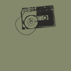 Свитшот хлопковый мужской Cassette, цвет: авокадо — фото 2