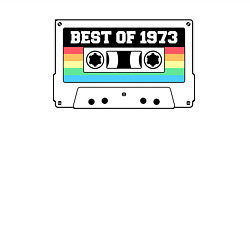 Свитшот хлопковый мужской Best of 1973, цвет: белый — фото 2