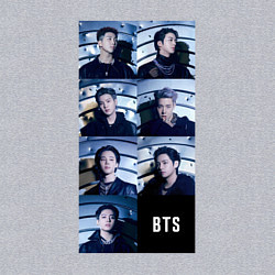 Свитшот хлопковый мужской We are bulletproof BTS, цвет: меланж — фото 2