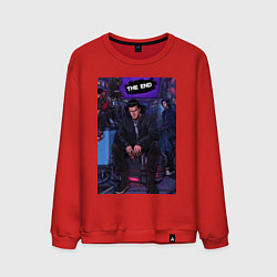 Свитшот хлопковый мужской Конец геймеру, цвет: красный