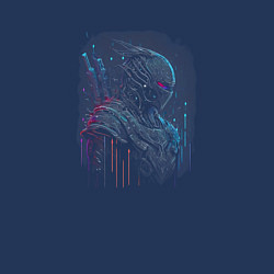 Свитшот хлопковый мужской Cyber Knight, цвет: тёмно-синий — фото 2