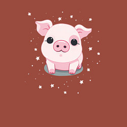 Свитшот хлопковый мужской Пухляш, цвет: кирпичный — фото 2