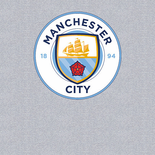 Мужской свитшот Manchester City FC / Меланж – фото 3