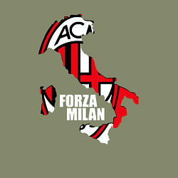 Свитшот хлопковый мужской Forza Milan, цвет: авокадо — фото 2