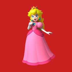 Свитшот хлопковый мужской Пич принцесса из Марио, цвет: красный — фото 2