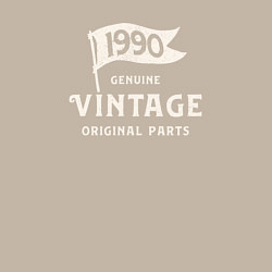 Свитшот хлопковый мужской 1990 подлинный винтаж - оригинальные детали, цвет: миндальный — фото 2