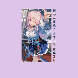 Свитшот хлопковый мужской Март 7 подмигивает, цвет: лаванда — фото 2