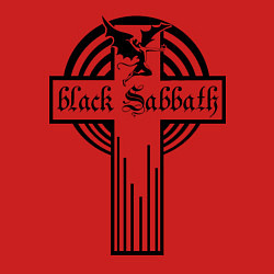Свитшот хлопковый мужской Black Sabbath Cross, цвет: красный — фото 2