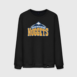 Свитшот хлопковый мужской Denver Nuggets, цвет: черный