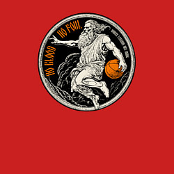 Свитшот хлопковый мужской Нет крови нет фола, цвет: красный — фото 2