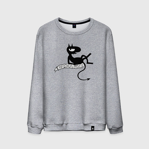 Мужской свитшот Люцик / Меланж – фото 1