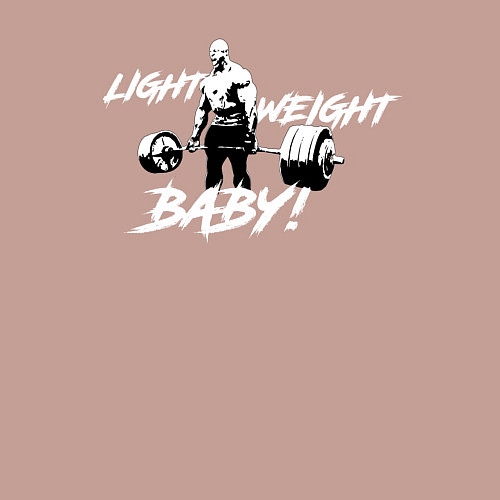 Мужской свитшот Yeah buddy light weight / Пыльно-розовый – фото 3