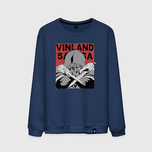 Мужской свитшот Торфинн / Тёмно-синий – фото 1