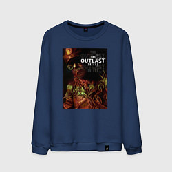 Свитшот хлопковый мужской The Outlast Trials Лиланд Койл, цвет: тёмно-синий