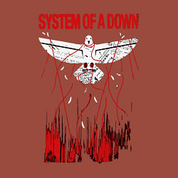 Свитшот хлопковый мужской SoD media, цвет: кирпичный — фото 2