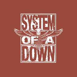 Свитшот хлопковый мужской SoD - eagle, цвет: кирпичный — фото 2