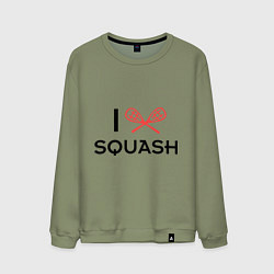 Мужской свитшот I Love Squash