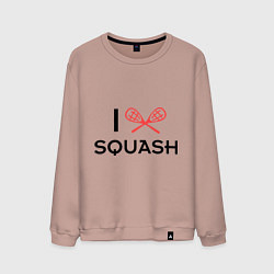 Мужской свитшот I Love Squash