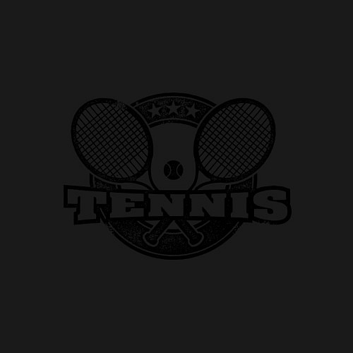 Мужской свитшот Tennis / Черный – фото 3