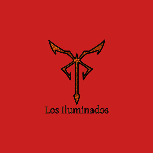 Мужской свитшот Los Iluminados / Красный – фото 3