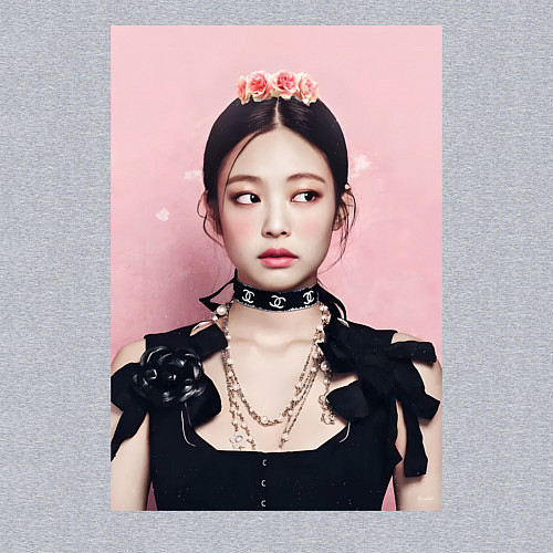 Мужской свитшот Jennie из Blackpink / Меланж – фото 3