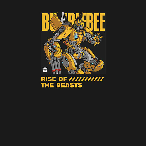 Мужской свитшот Трансформеры: Бамблби / Черный – фото 3