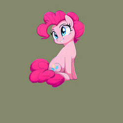 Свитшот хлопковый мужской Пинки Пай, цвет: авокадо — фото 2