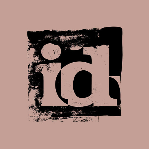 Мужской свитшот ID software logo / Пыльно-розовый – фото 3