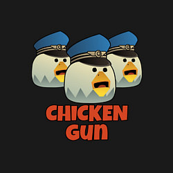 Свитшот хлопковый мужской Chicken Gun команда синие, цвет: черный — фото 2