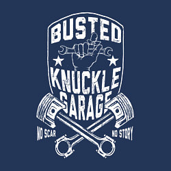 Свитшот хлопковый мужской Busted knuckle, цвет: тёмно-синий — фото 2