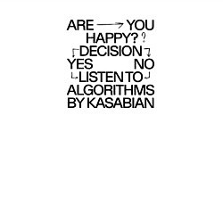Свитшот хлопковый мужской Kasabian Algorithms, цвет: белый — фото 2