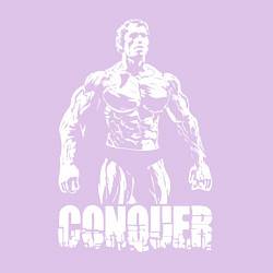 Свитшот хлопковый мужской Arnold conquer, цвет: лаванда — фото 2