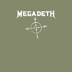 Свитшот хлопковый мужской Megadeth: Cryptic Writings, цвет: авокадо — фото 2