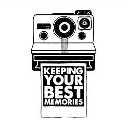 Свитшот хлопковый мужской Polaroid best memories, цвет: белый — фото 2