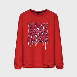Мужской свитшот Heavy bass music