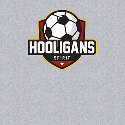 Свитшот хлопковый мужской Футбольный хулиганский дух, цвет: меланж — фото 2