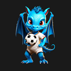 Свитшот хлопковый мужской Дракончик спортсмен, цвет: черный — фото 2