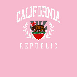 Свитшот хлопковый мужской Cali republic, цвет: светло-розовый — фото 2