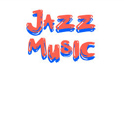 Свитшот хлопковый мужской Music jazz, цвет: белый — фото 2