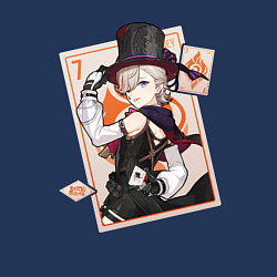 Свитшот хлопковый мужской Lyney, цвет: тёмно-синий — фото 2