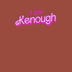 Свитшот хлопковый мужской I am kenough barbie, цвет: кирпичный — фото 2