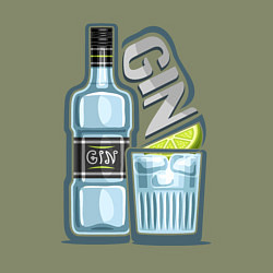 Свитшот хлопковый мужской Джин, цвет: авокадо — фото 2