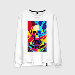 Мужской свитшот Pop art skull